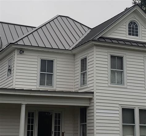 slate gray metal roofing